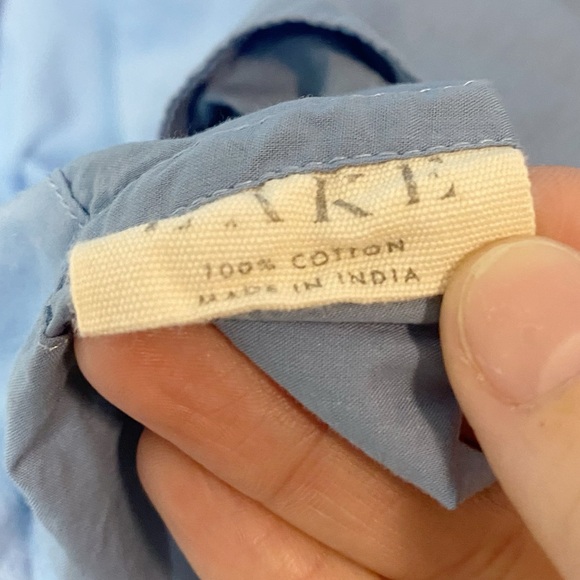 Lake Morning Cotton Mini Dress in Bluebell - Picture 11 of 12